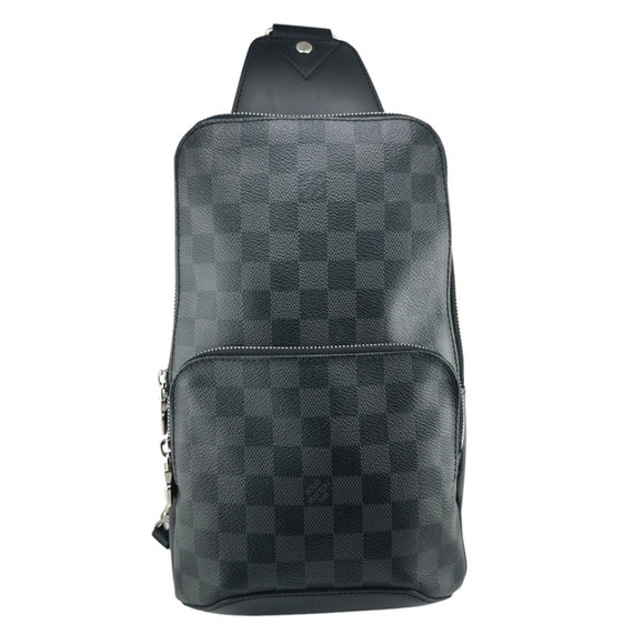 LOUIS VUITTON Black Damier Shoulder Bag - Picture 1 of 16